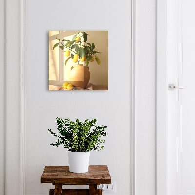 Armoire à clés murale Citrons en pichet