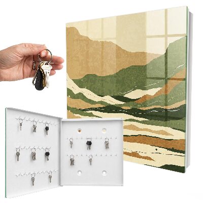 Boîte à clés decorative La paix dans les montagnes