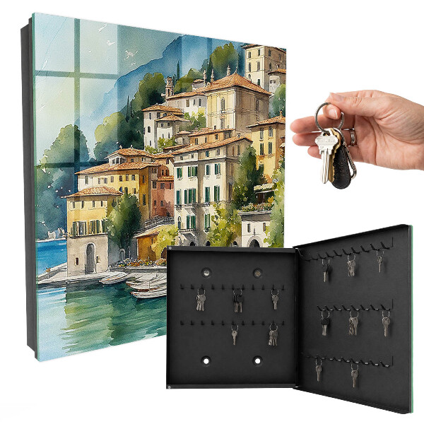Boîte à clés decorative Paysage italien
