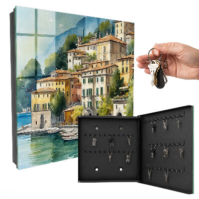 Boîte à clés decorative Paysage italien