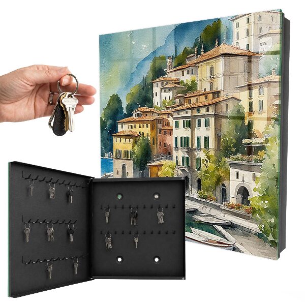 Boîte à clés decorative Paysage italien