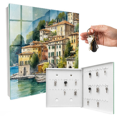Boîte à clés decorative Paysage italien