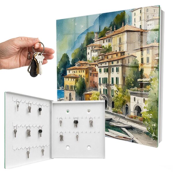 Boîte à clés decorative Paysage italien