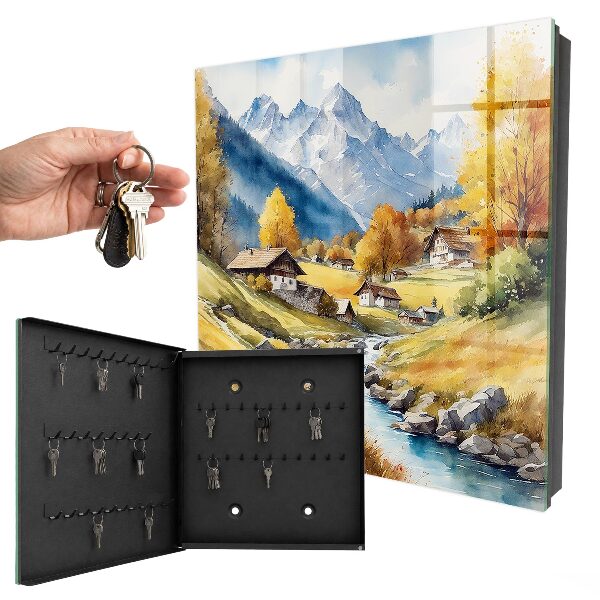 Armoire à clés murale La paix dans les montagnes
