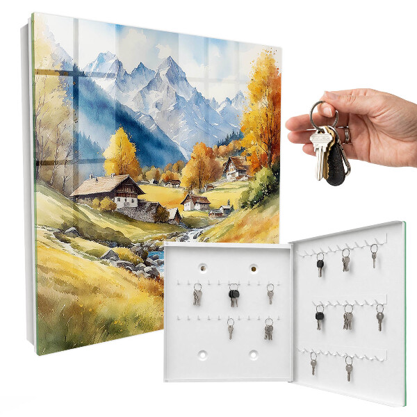 Armoire à clés murale La paix dans les montagnes