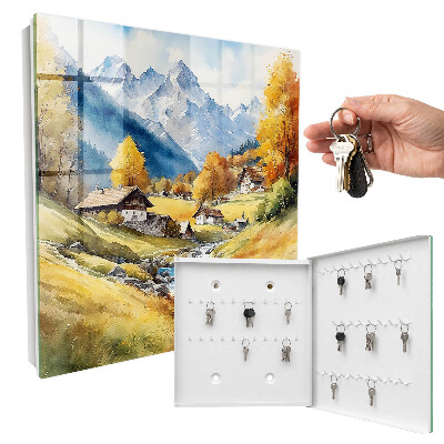 Armoire à clés murale La paix dans les montagnes