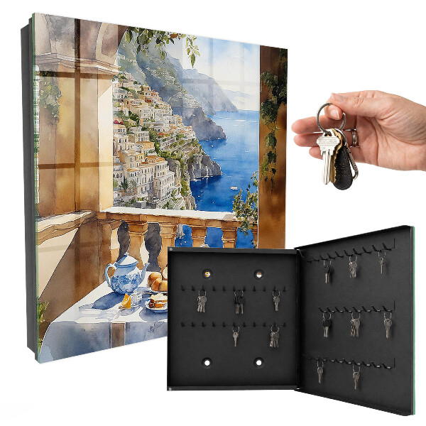 Armoire à clés murale Petit-déjeuner sur la terrasse