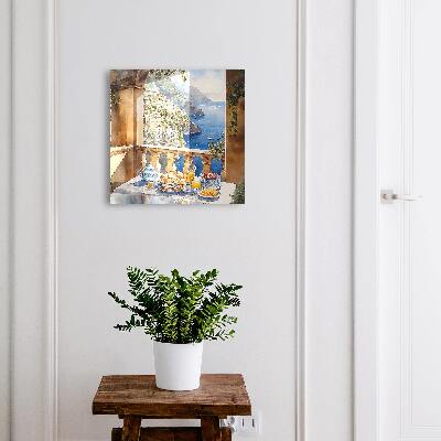 Armoire à clés murale Petit-déjeuner sur la terrasse