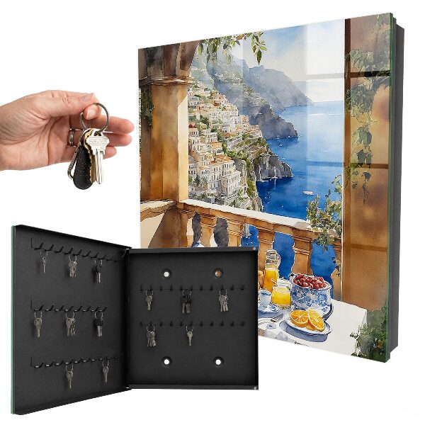 Armoire à clés murale Petit-déjeuner sur la terrasse