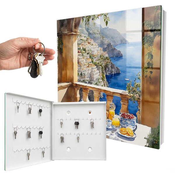 Armoire à clés murale Petit-déjeuner sur la terrasse