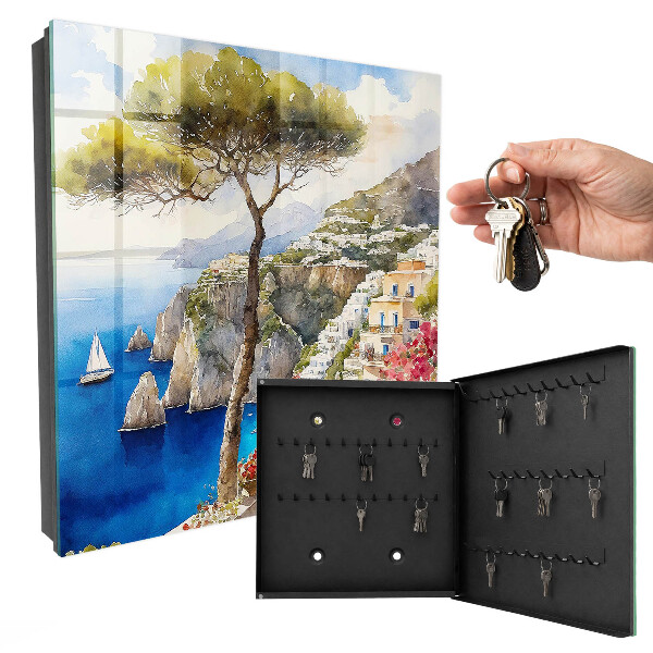 Armoire à clés murale Pays méditerranéen