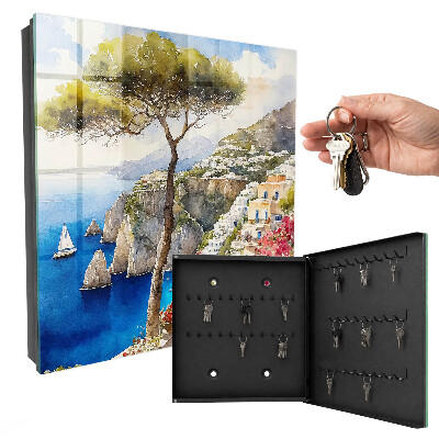 Armoire à clés murale Pays méditerranéen