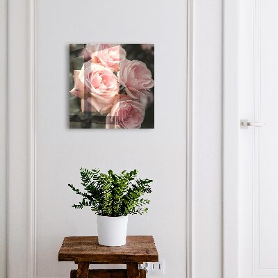 Boîte à clés decorative Roses roses