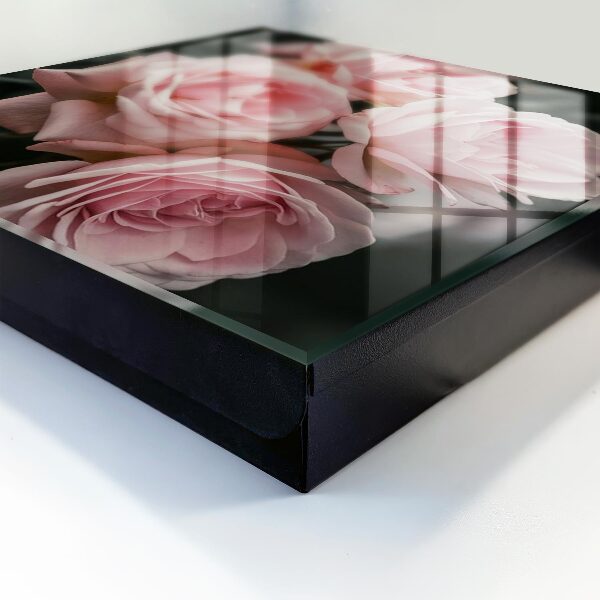 Boîte à clés decorative Roses roses