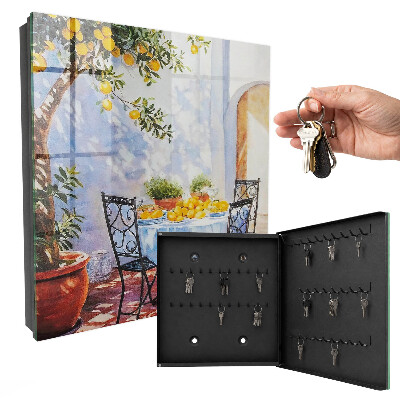 Armoire à clés murale Citronnier