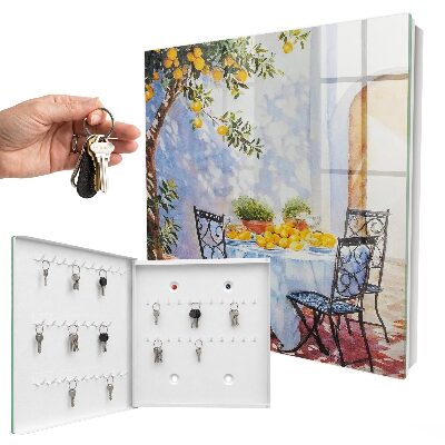 Armoire à clés murale Citronnier