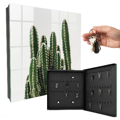 Armoire à clés murale Cactus verts