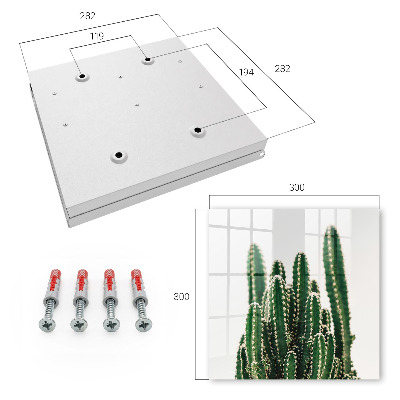 Armoire à clés murale Cactus verts