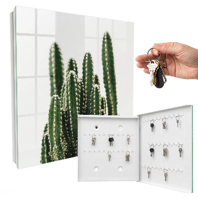 Armoire à clés murale Cactus verts