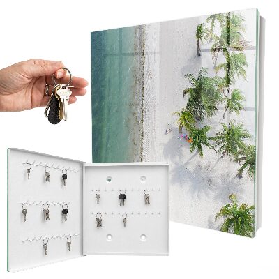 Armoire à clés murale Plage tropicale
