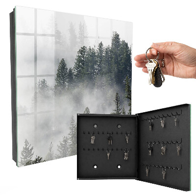 Armoire à clés murale Forêt brumeuse
