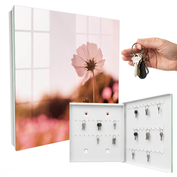 Armoire à clés murale Élégance florale