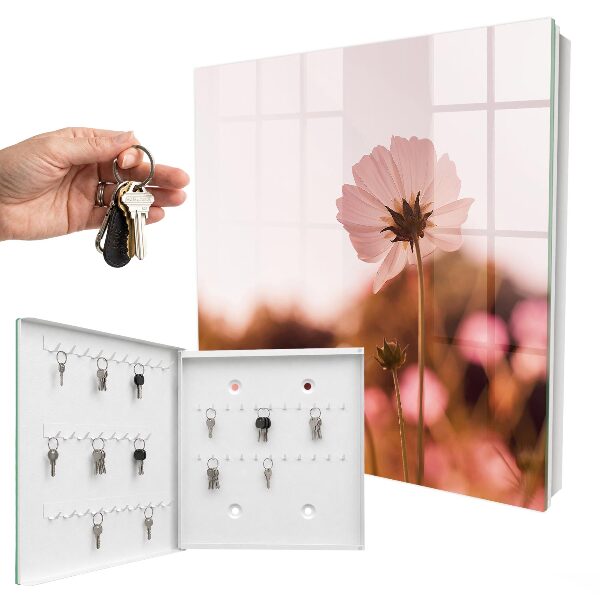 Armoire à clés murale Élégance florale