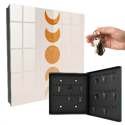 Armoire à clés murale Phases de la lune