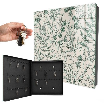 Armoire à clés murale Motifs végétaux