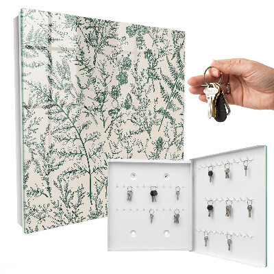 Armoire à clés murale Motifs végétaux