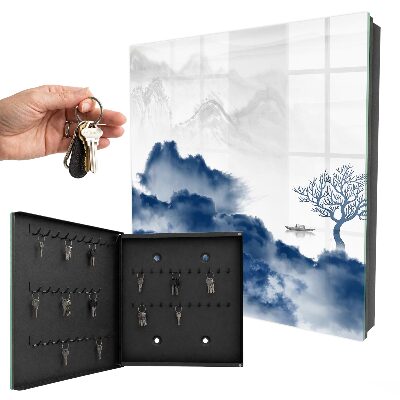 Armoire à clés murale Montagnes mystérieuses