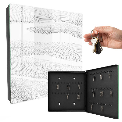 Armoire à clés murale Ondes linéaires