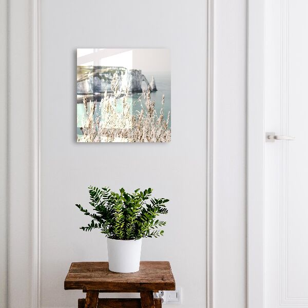 Boîte à clés decorative Falaises et herbes