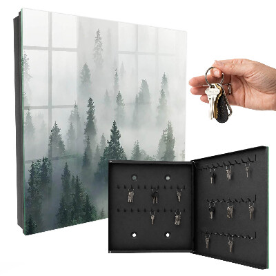 Armoire à clés murale Forêt brumeuse