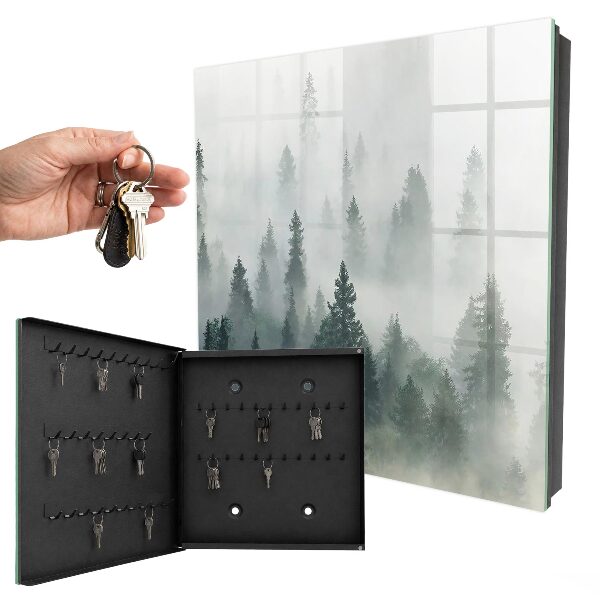 Armoire à clés murale Forêt brumeuse