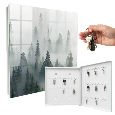 Armoire à clés murale Forêt brumeuse
