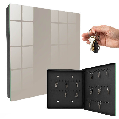 Armoire à clés murale Gris chaud