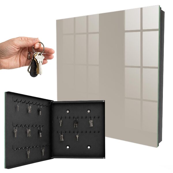 Armoire à clés murale Gris chaud