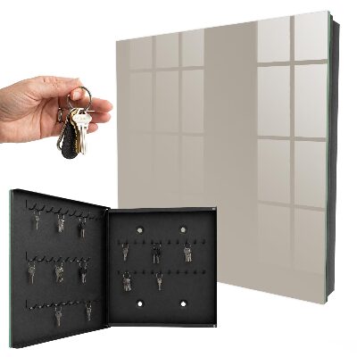Armoire à clés murale Gris chaud
