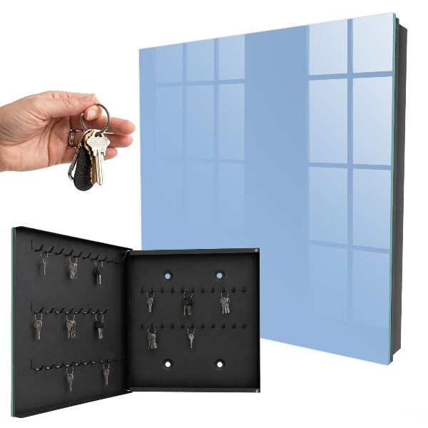 Armoire à clés murale Bleu clair