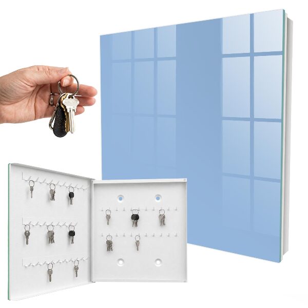 Armoire à clés murale Bleu clair