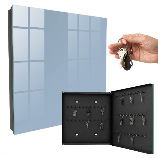 Armoire à clés murale Bleu pastel