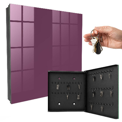 Armoire à clés murale Couleur bordeaux