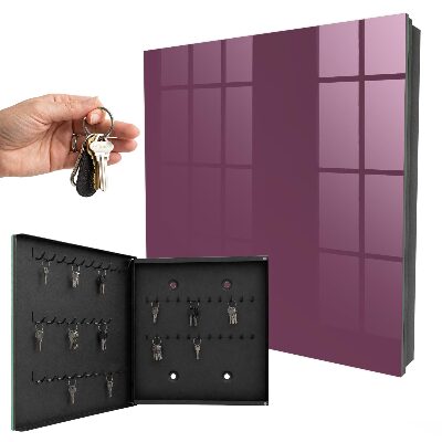 Armoire à clés murale Couleur bordeaux