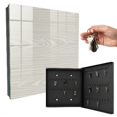 Armoire à clés murale Lattes de bois
