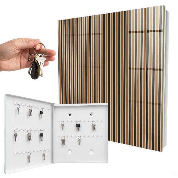 Boîte à clés decorative Rayures minimalistes