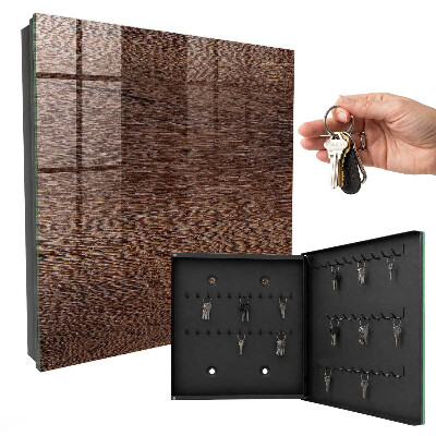 Armoire à clés murale Bois brun