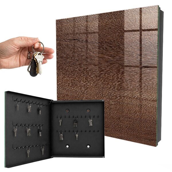 Armoire à clés murale Bois brun