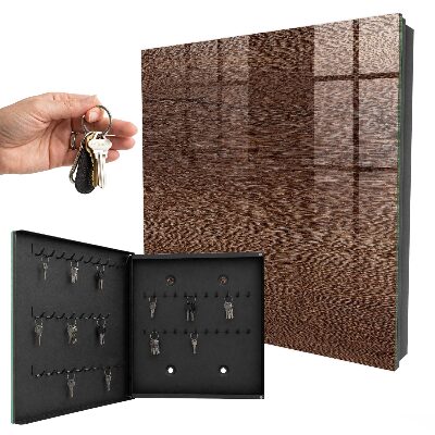 Armoire à clés murale Bois brun
