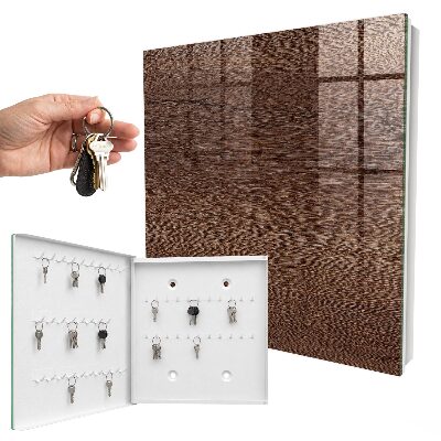 Armoire à clés murale Bois brun